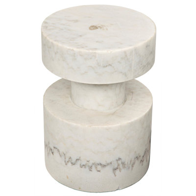 Mamud Marble Top End Table