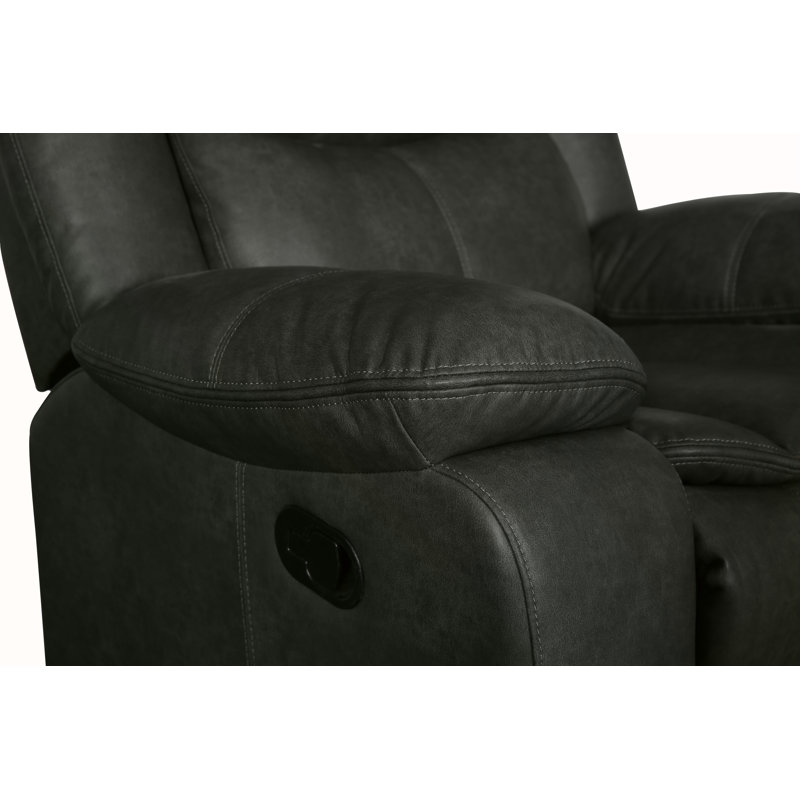 Causeuse inclinable en cuir Global Air Transition avec soutien lombaire et fabrication durable pour un confort ultime
