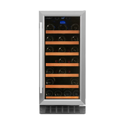 Smith & Hanks Single Zone 15'' 34 Bottle Wine Refrigerator with Reversible Door