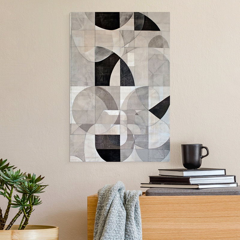 ABSTRACT Series XXXI - Impression sur toile seulement - NON-CADRE, H 18 po x l 12 po