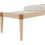 Banc rembourré en tissu texturé beige Nara-1709390211-1709390210