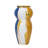 Curved Ceramic Vase with Abstract Multicoloured Finish-1891714391-1891714378