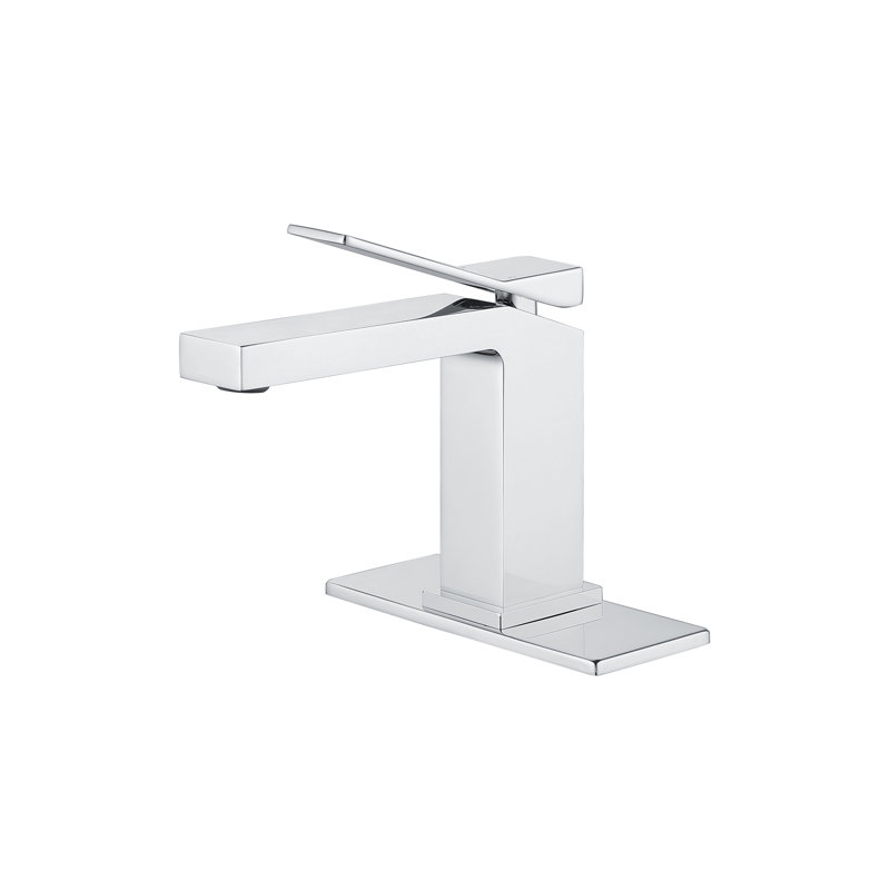 Robinet de salle de bain monotrou Weshi, robinet d'évier de salle de bain à poignée simple