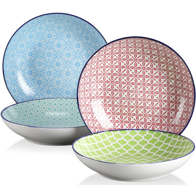  4 Piece Japanese Salad Bowl Set