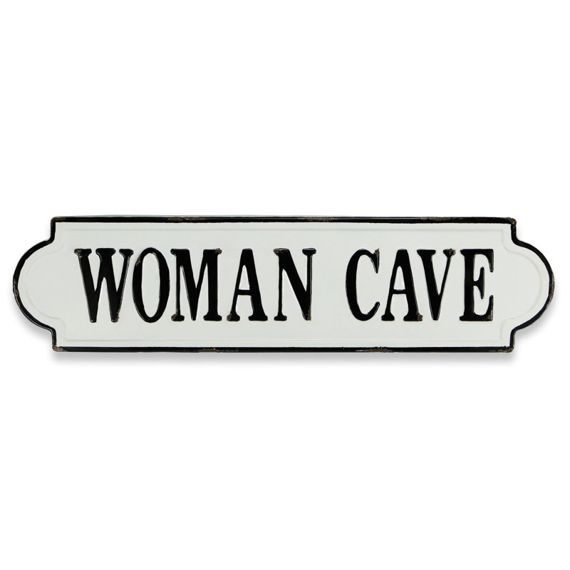 Décoration murale femme blanche et noire 8 "X 32" Cave