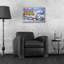 «Weekend invités arrivant» par Susan Henke, art en verre acrylique Wal Art-907470532