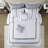 8 Piece Embroidered Comforter Set White-114529015