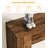 Diyanna 55.12''W Farmhouse Console Table with 2 Drawers & LED Light-1264083385