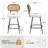 Counter Stool With Rattan Back-785363030-794839538