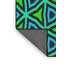 Tapis vert/bleu à motifs Donnelle-457475728