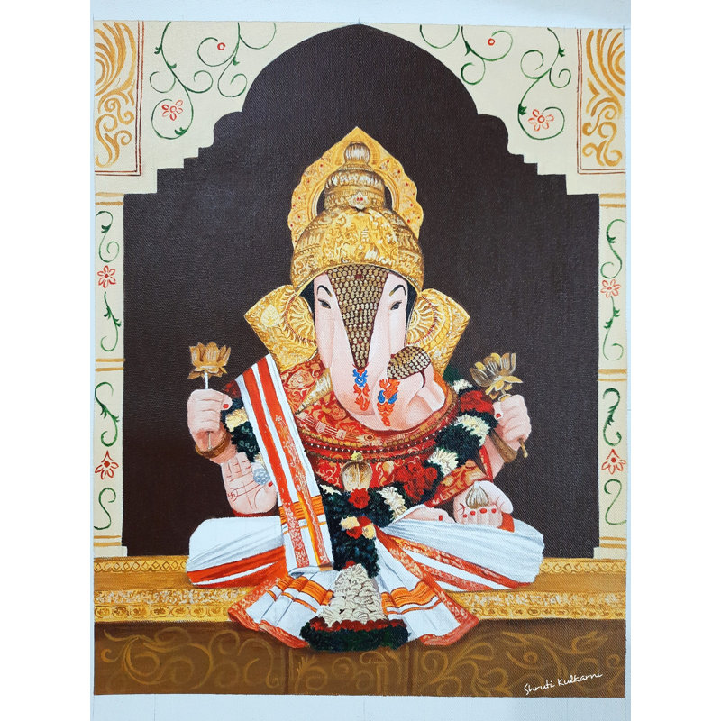 Dagdusheth Halwai Ganapati | Peinture de Shruti Kulkarni