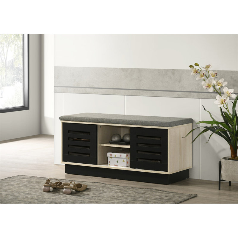 Armoire à chaussures avec portes coulissantes en chêne l 38,5 po Brett