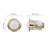 Heath Zenith Gold Metal Wired Lighted Push Doorbell Button Accessory