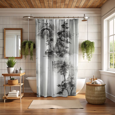 Rideau de douche Asian Canopy - Premium