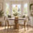 Aurevane 1-Light Dimmable Crystal Drum Pendant Light