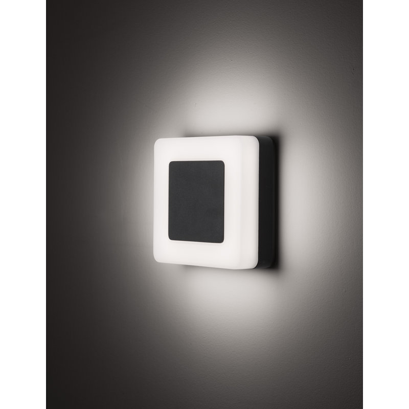 Tune 1 - Bulb 15 cm H Hardwired Integrated LED Outdoor Wall Light, Black