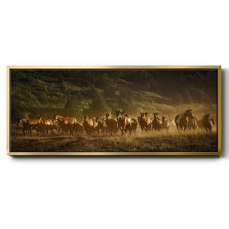Wild and Free III - Toile encadrée, H 24 po x l 60 po