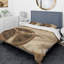 Retro Airplanes Sepia - Ensemble de housse de couette de transport Vintage - Microfibre de polyester-38759048