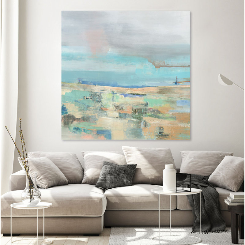 «Low Tide I» par Nancy Ngo, reproduction d'art sur toile tendue, H 72 po x l 72 po x P 1,5 po
