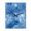 Blue Ice Structures - Horloge murale abstraite en métal-1549438384