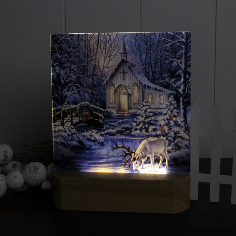 Veilleuse de Noël à DEL