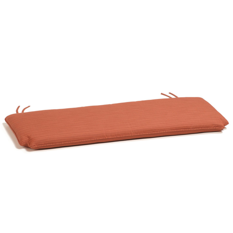 Coussin de banc d'extérieur, Papaye Dupione, 48 po