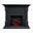 Modern Ember Augustine Mantel Package with 28" Electric Fireplace - Alexa & Google Asst Compatible-96920591