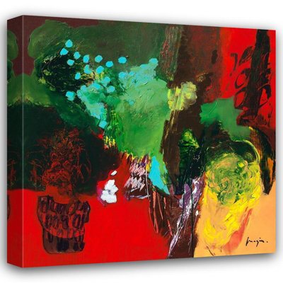 ArtDirect Magis, Pascal Gallery Wrapped Canvas Art Titled: Variations abstraites XVIII