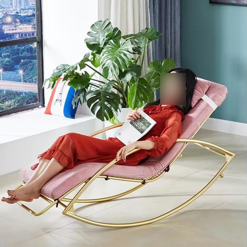 Chaise berçante Casual, Rose