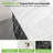 The waterproof tarp for the carport does not include the carport itself.