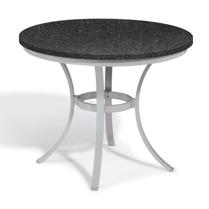 Travira Bistro Table, 36" L x 36" W, Litecore Charcoal