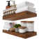 Solid Wood Floating Shelves, for Wall, Bathroom