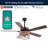 Sherranda 52'' Ceiling Fan with Light Kit-1440172608