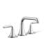 Tone Widespread Bathroom Sink Faucet, Three-Hole Bathroom Faucet with Clicker Drain, 1.2 GPM-1848768031