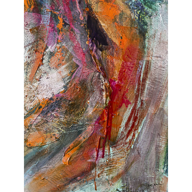 Tawain Human Geode VI by Dorothy Fagan - Wrapped Canvas Print, 46 cm H x 30 cm W