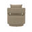 Braydyn 30'' Wide Swivel Accent Chair with an Open Back Cutout-400269427