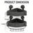 8.5-inch Double-layer No-drill Bathroom Shelf, ABS Suction Cup Storage Rack For Smooth Walls, Practical Minimalist Organizer For Toiletries