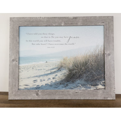 Single Picture Frame Textual Art