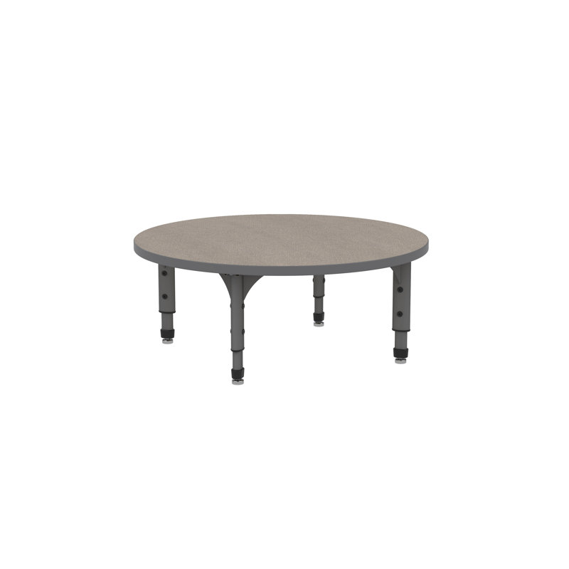 Table d'activité Apex Series, H 15 po x L 36 po x l 36 po, Filet étain