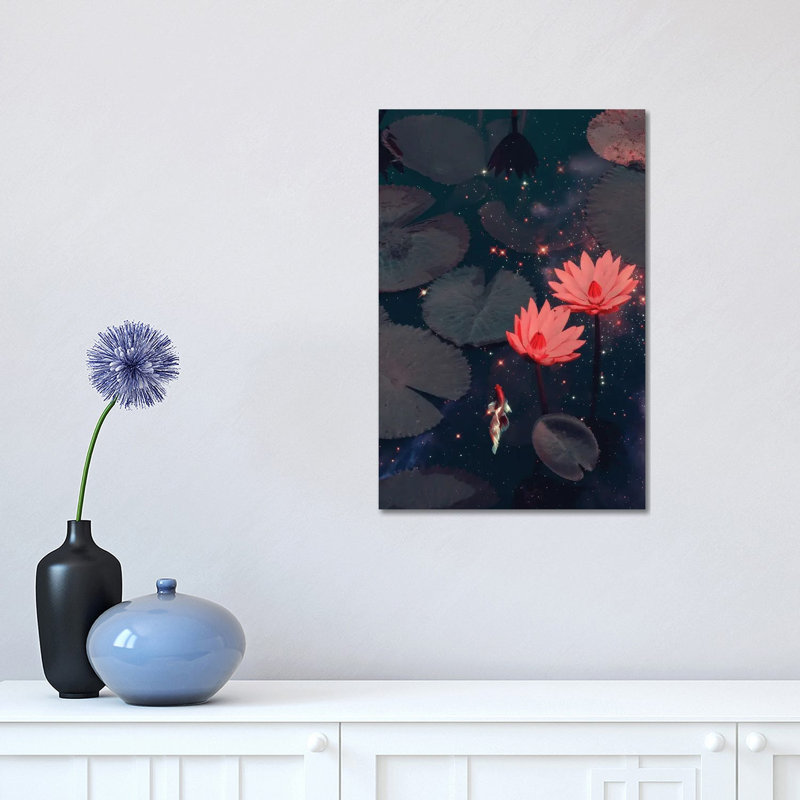 Swimming Through Space by Jonas Loose - Wrapped Canvas Print, 45.72cm H x 30.48cm W