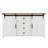 55.1-Inch Sideboard Buffet Cabinet With Storage & Power Outlet, Woodcabinet With Sliding Barn Door And Drawers-1195851787