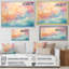 «Clouds Sunrise Alhanol Ink Landscape I - Clouds», reproduction sur toile-699018580-699018576