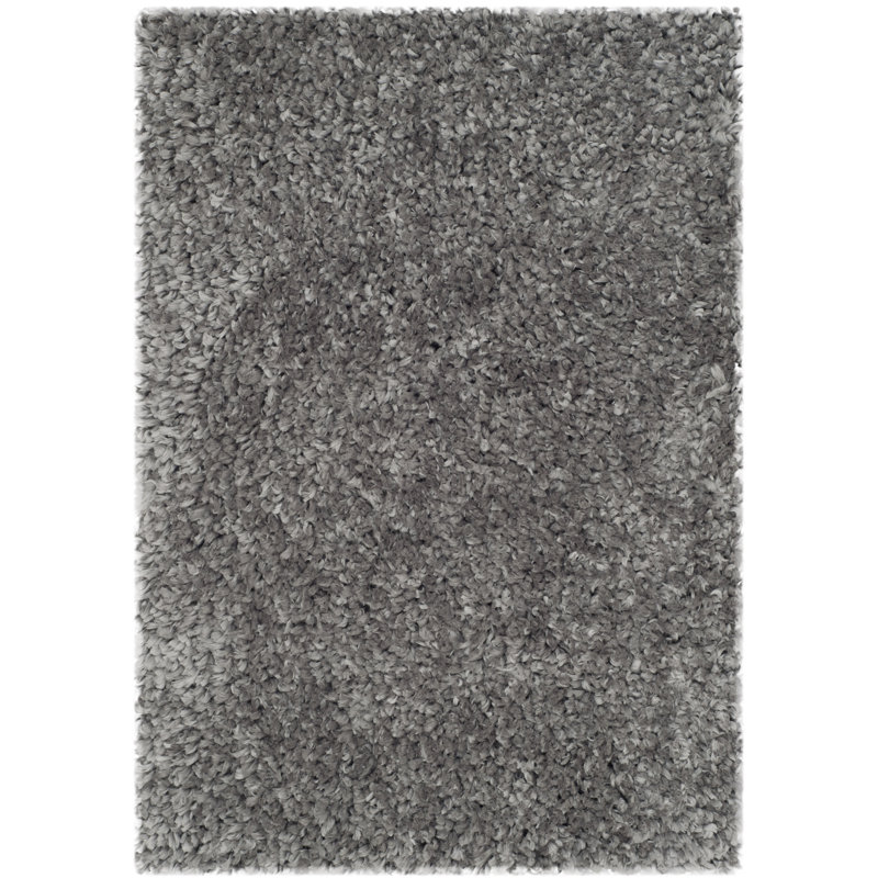 Tapis gris touffeté à la main Anacortes, Rectangle 2 pi x 3 pi