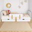 Twin Platform Bed Stroage Drawers Guardrail Small Shelf Hooks Easy Install Bedroom-608554240-610075005