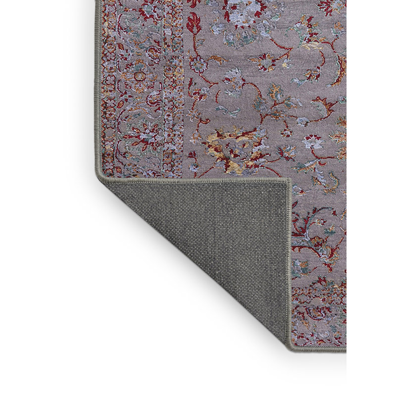 Tapis oriental rouge / gris Hammonton, Rectangle 2 pi x 3 pi