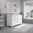 Minnetrista Double Bathroom Vanity with Marble Top-31600028