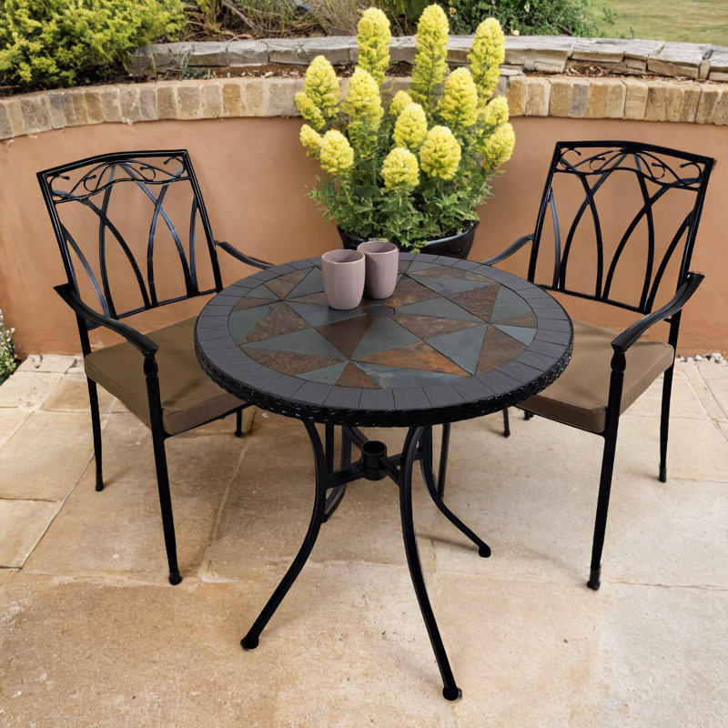Tobarra 2 Seater Bistro Set with Cushions
