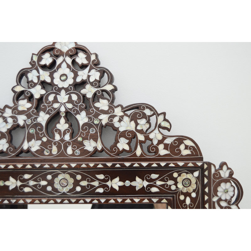Syrian Arch Solid Wood Wall Mirror