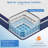 Rudgeway 12'' Medium Skin-friendly Cooling Memory Foam Hybrid Mattresses in a box with CertiPUR-US and Oeko TEX Certified-968416471