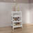 BATHBI 30" High 4-Tier Ladder Shelf Organizer For Bathroom, Side Table, Living Room-326170015